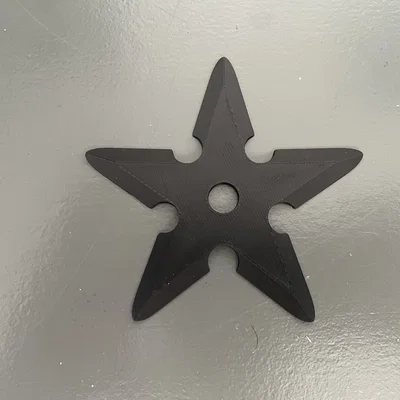 Phi tiêu Ninja 3D (Throwing Star) - Mẫu in giải trí cực chất