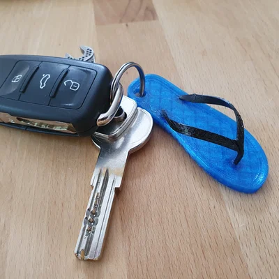 Móc khóa hình dép kẹp Flip Flop độc đáo cho mùa hè