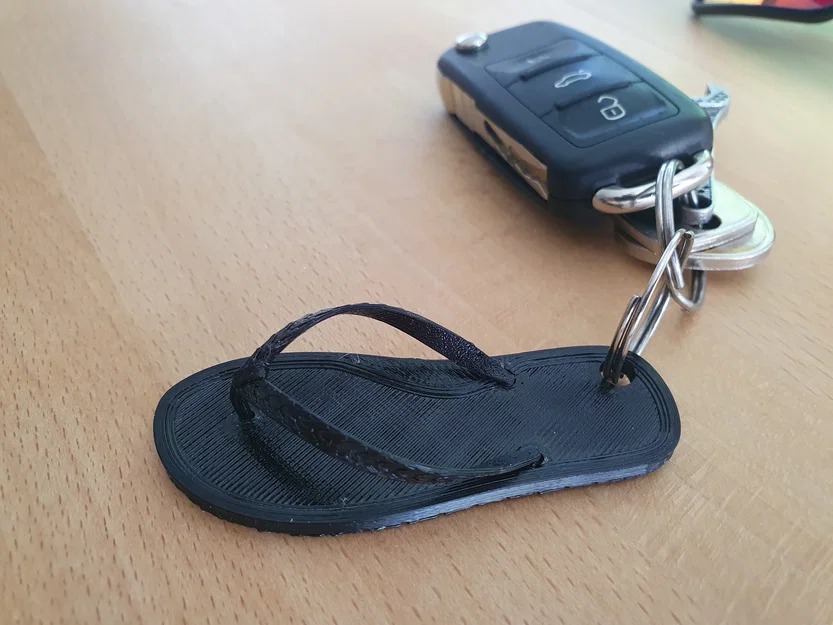 Móc khóa hình dép kẹp Flip Flop độc đáo cho mùa hè - Image 2