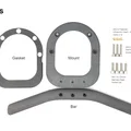 Tay Nắm Phụ Gắn Bình Xăng Xe Máy (Pillion Grip/Passenger Grab Bar) - Thumbnail 2