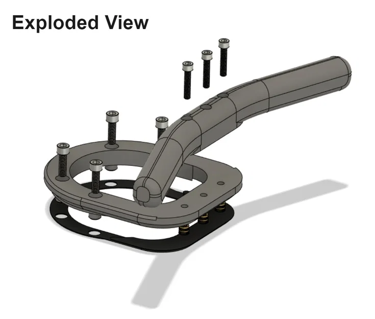 Tay Nắm Phụ Gắn Bình Xăng Xe Máy (Pillion Grip/Passenger Grab Bar) - Image 3