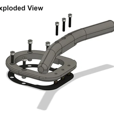 Tay Nắm Phụ Gắn Bình Xăng Xe Máy (Pillion Grip/Passenger Grab Bar)