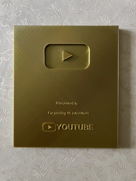 Mô hình Nút Play YouTube trang trí bàn làm việc - Image 1