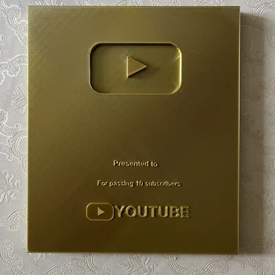 Mô hình Nút Play YouTube trang trí bàn làm việc