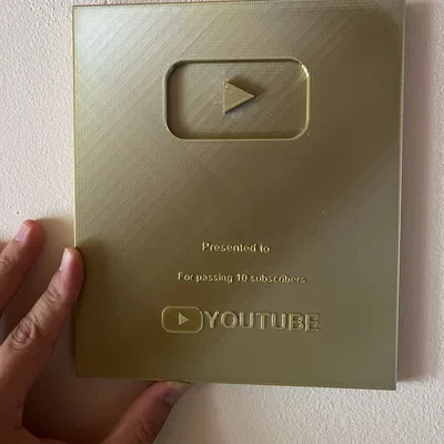 Mô hình Nút Play YouTube trang trí bàn làm việc