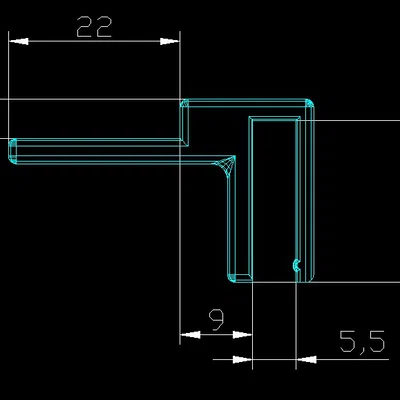 Giá đỡ kính hồ cá 5mm - Phụ kiện 3D nhỏ gọn, chắc chắn