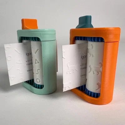 CAT PATTERN - Con lăn dập nổi danh thiếp (Business Card Embosser)