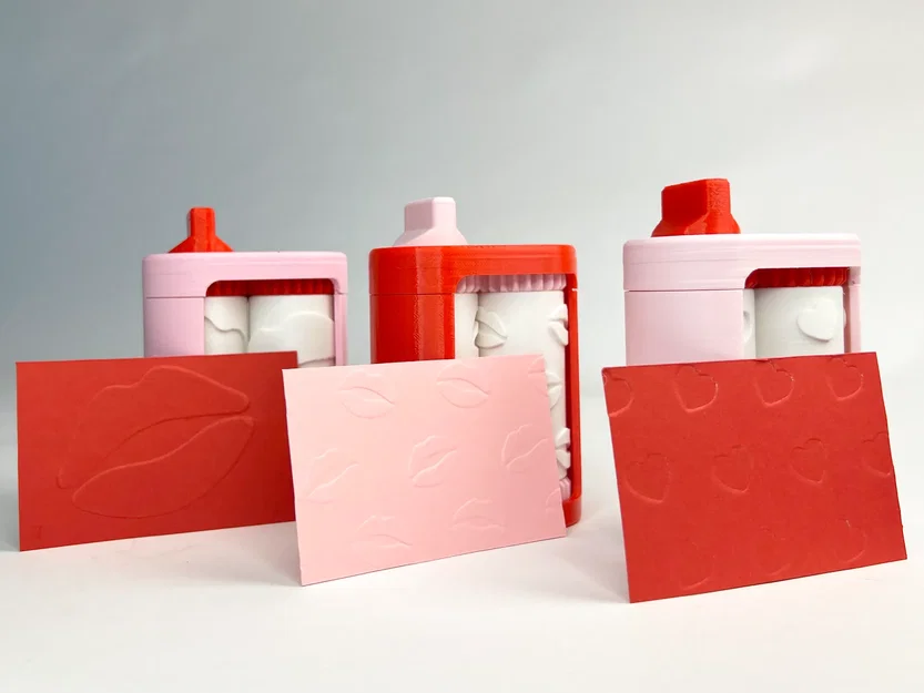 Valentine Rollers! - Con lăn dập nổi danh thiếp (Business Card Embosser) - Image 2