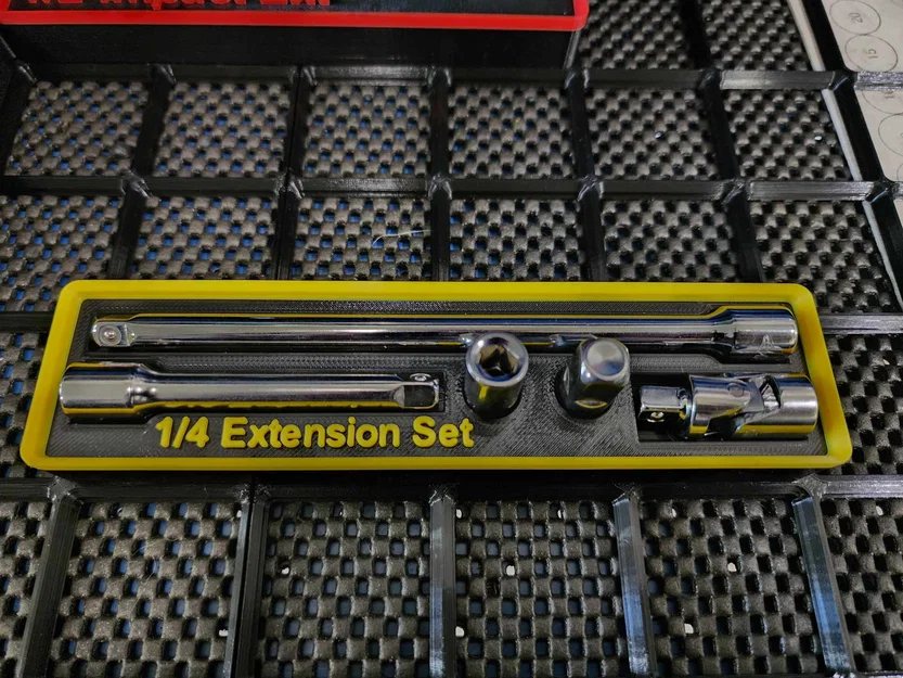 Khay Đựng Bộ Nối Dài 1/4 inch Chuẩn Gridfinity Cho Dân Kỹ Thuật - Image 1