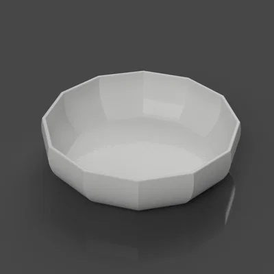 Khay Đựng Đồ Đa Năng Low Poly - Mẫu In 3D Đẹp Và Dễ In