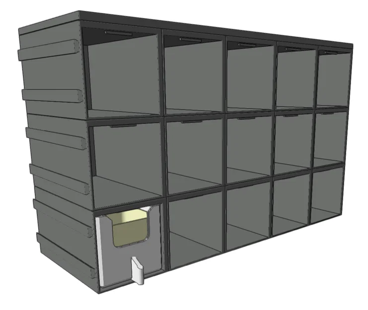 Hộp chứa đồ - Hệ modular lắp ghép liên kết - Image 1