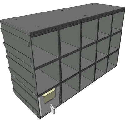 Hộp chứa đồ - Hệ modular lắp ghép liên kết