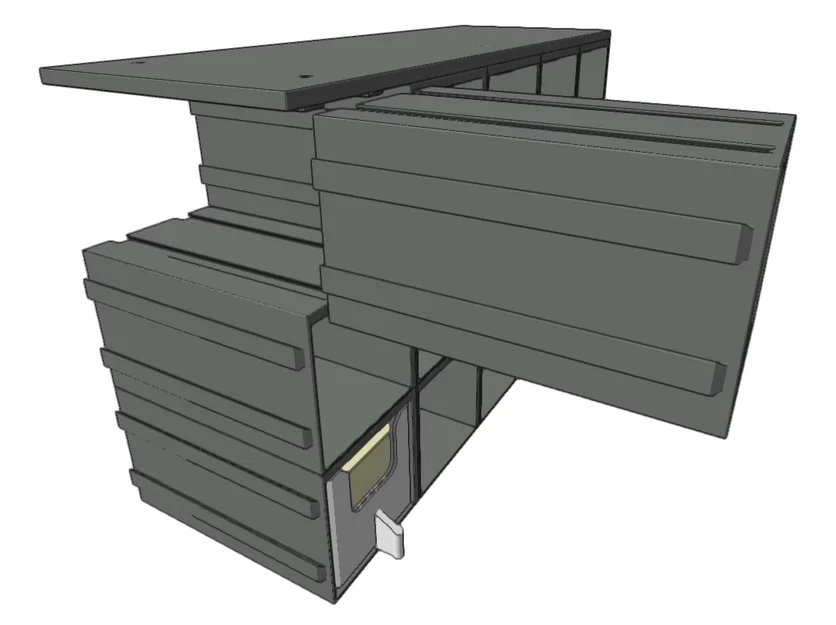 Hộp chứa đồ - Hệ modular lắp ghép liên kết - Image 4