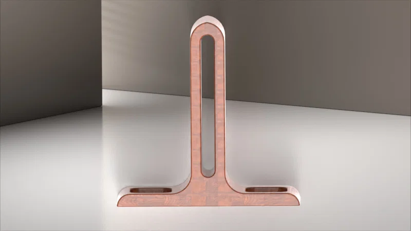 Giá treo tai nghe Geometric hiện đại có khay đựng phụ kiện - Image 1