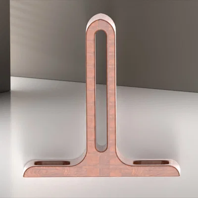 Giá treo tai nghe Geometric hiện đại có khay đựng phụ kiện