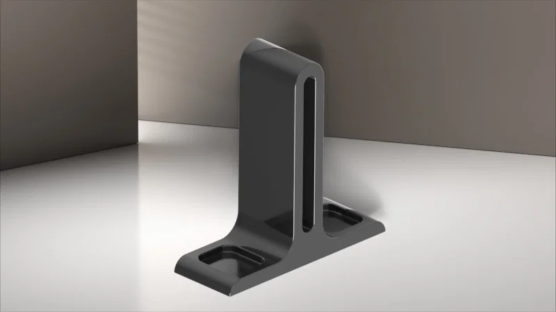 Giá treo tai nghe Geometric hiện đại có khay đựng phụ kiện - Image 2