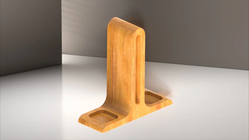 Giá treo tai nghe Geometric hiện đại có khay đựng phụ kiện - Image 4