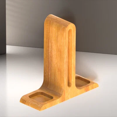 Giá treo tai nghe Geometric hiện đại có khay đựng phụ kiện