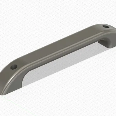 Tay nắm cửa tủ lạnh, tủ đông in 3D chắc chắn (kèm file Fusion360)