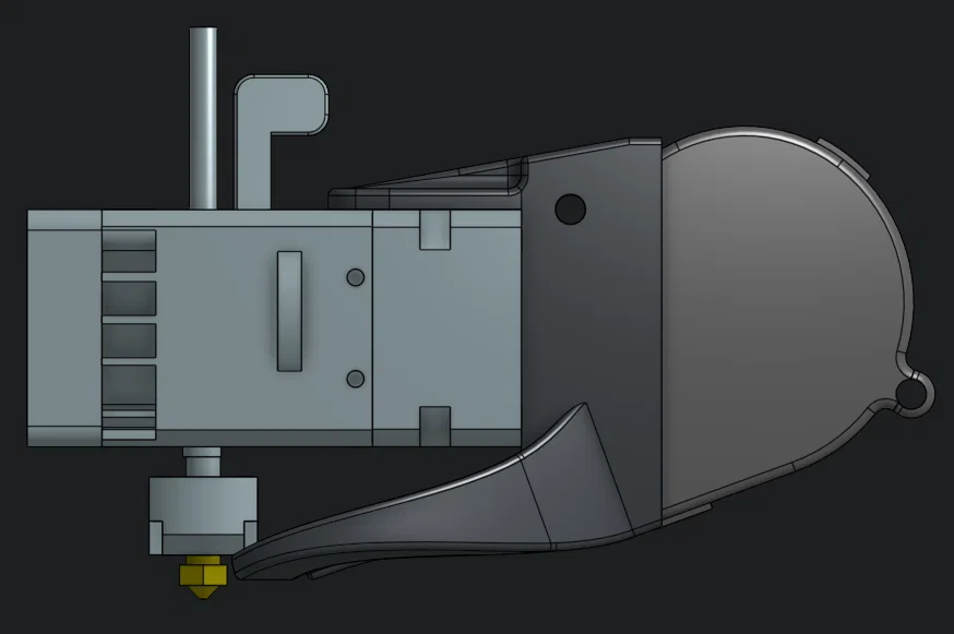 Giá đỡ quạt 5015 tối giản cho BIQU H2 - Image 2
