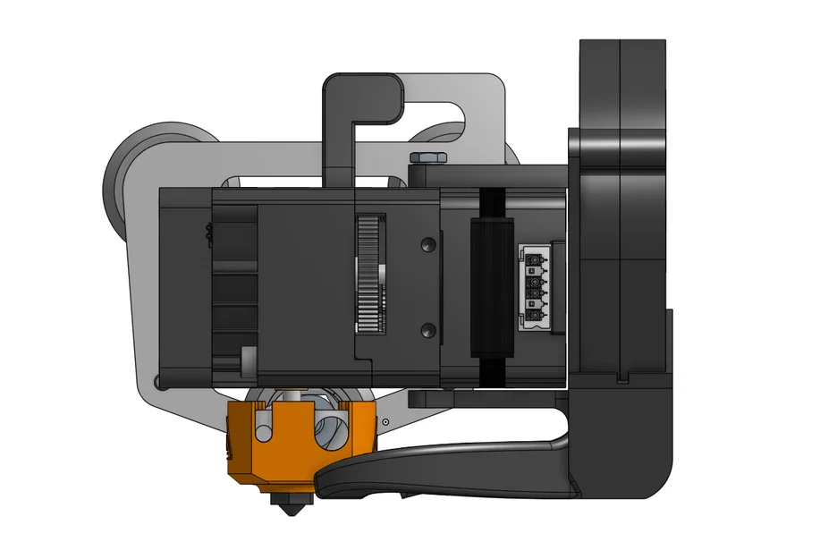 Ống dẫn gió 5015 cho đầu in BIQU H2 - Thiết kế tối giản tối ưu - Image 1