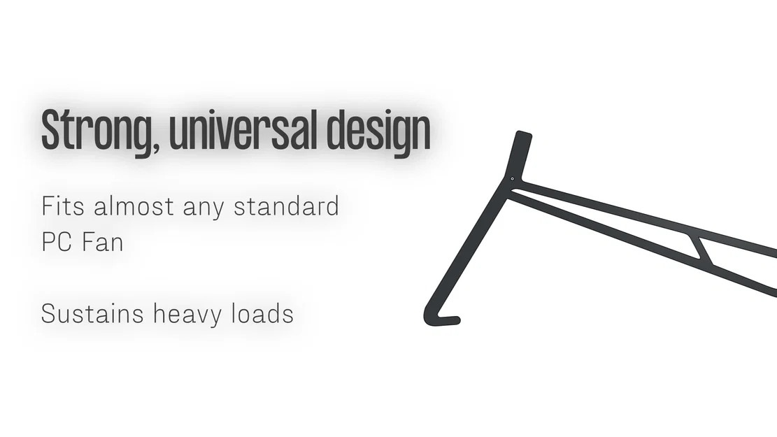 Chân đế quạt đa năng – bản phẳng & bản nghiêng (Universal Fan stand - Flat & Angled) - Image 8