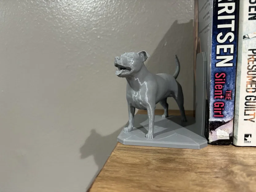 Bộ chặn sách Staffordshire Bull Terrier (Bookend set) - Image 1