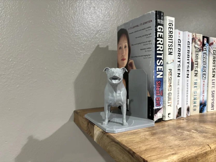 Bộ chặn sách Staffordshire Bull Terrier (Bookend set) - Image 2