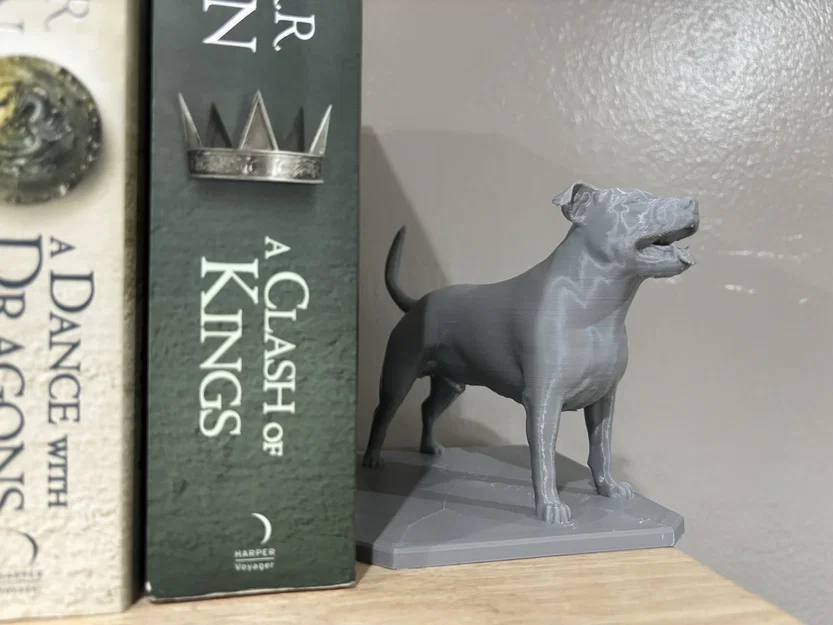 Bộ chặn sách Staffordshire Bull Terrier (Bookend set) - Image 3