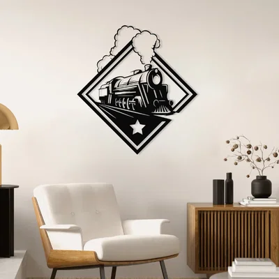Mô hình trang trí tường Train Wall Decor độc đáo cho nhà đẹp
