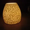 Đèn ngủ Lithophane in 3D họa tiết hoa văn tinh xảo - Thumbnail 1
