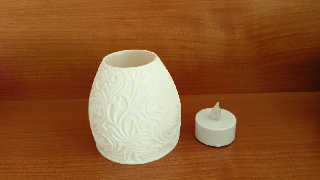 Đèn ngủ Lithophane in 3D họa tiết hoa văn tinh xảo - Image 6