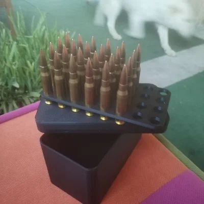 Hộp đựng đạn .308 (32 viên) in 3D chắc chắn, tiện lợi