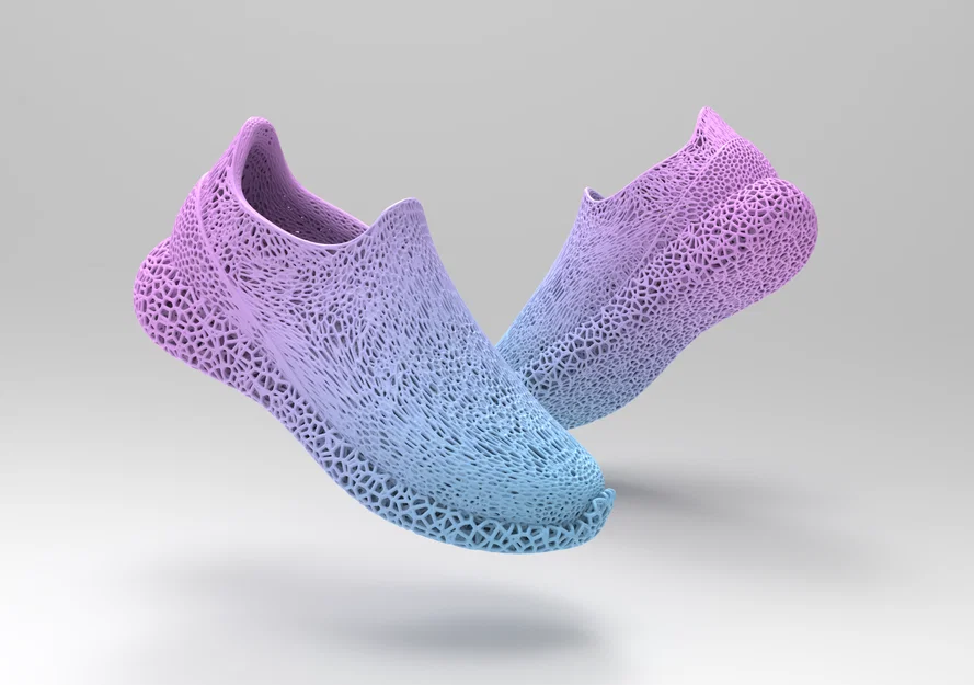 Giày chạy bộ 3D (3D Printed Running Shoes) với thiết kế lưới độc đáo - Image 1