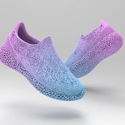 Giày chạy bộ 3D (3D Printed Running Shoes) với thiết kế lưới độc đáo