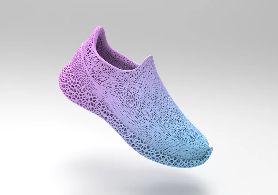Giày chạy bộ 3D (3D Printed Running Shoes) với thiết kế lưới độc đáo - Image 2