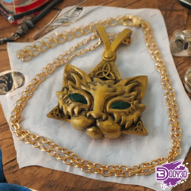 Mặt dây chuyền mèo Scaredy Cats (Scaredy Cats Pendant) - Image 1