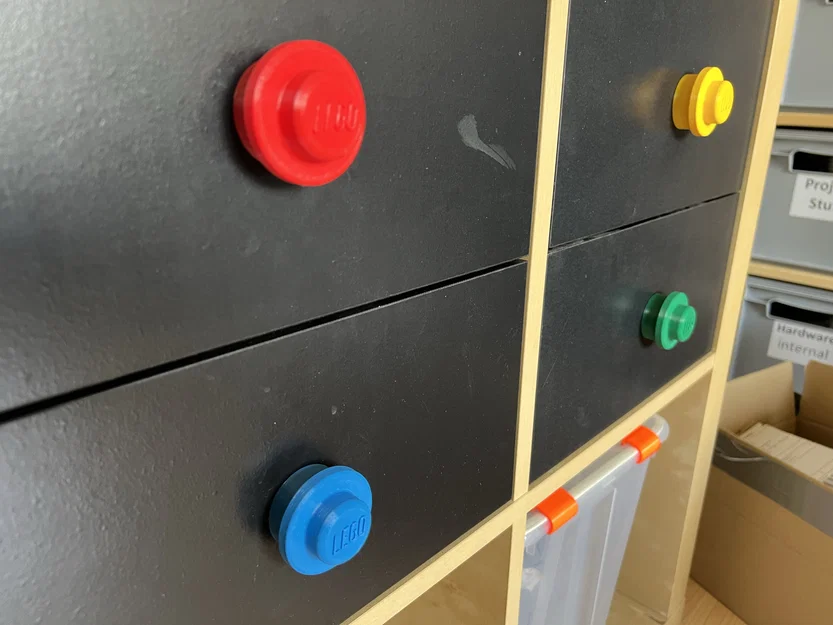 Tay nắm/Tay kéo ngăn kéo dạng LEGO Stud - Image 2