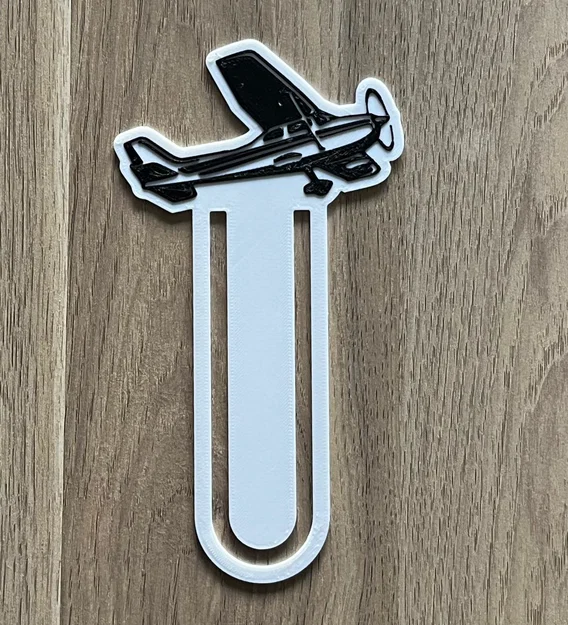 Kẹp sách hình máy bay Cessna độc đáo - Món quà cho tín đồ hàng không - Image 1
