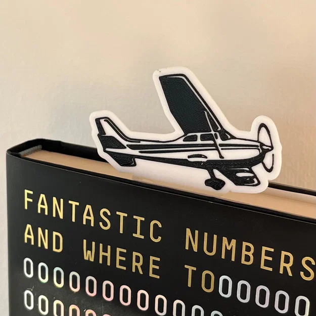 Kẹp sách hình máy bay Cessna độc đáo - Món quà cho tín đồ hàng không - Image 2