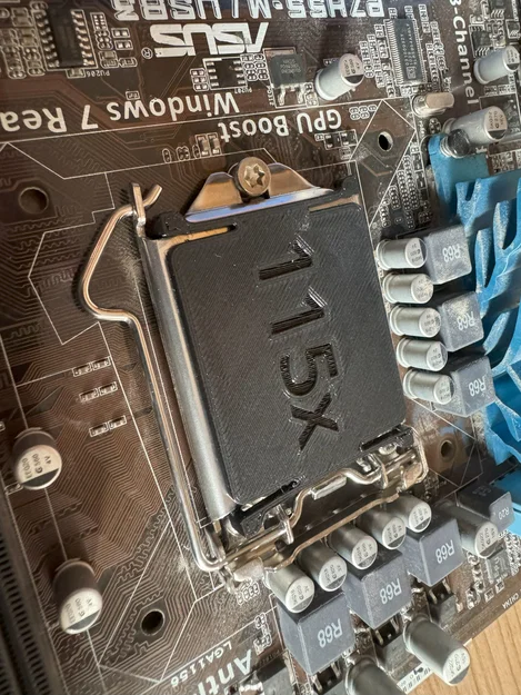 Nắp bảo vệ socket CPU LGA 115x (1150/1151/1155/1156) in 3D - Image 3