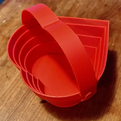 Giỏ Trái Tim Gấp Gọn (Collapsible Heart Basket)