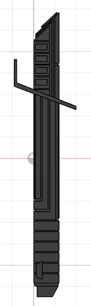 Mô hình tay cầm kiếm Darksaber (Star Wars) để in 3D - Image 2