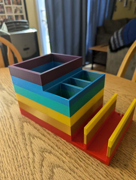 Khay organizer để đồ kệ đầu giường (Bedside/Nightstand storage organizer) - Image 4