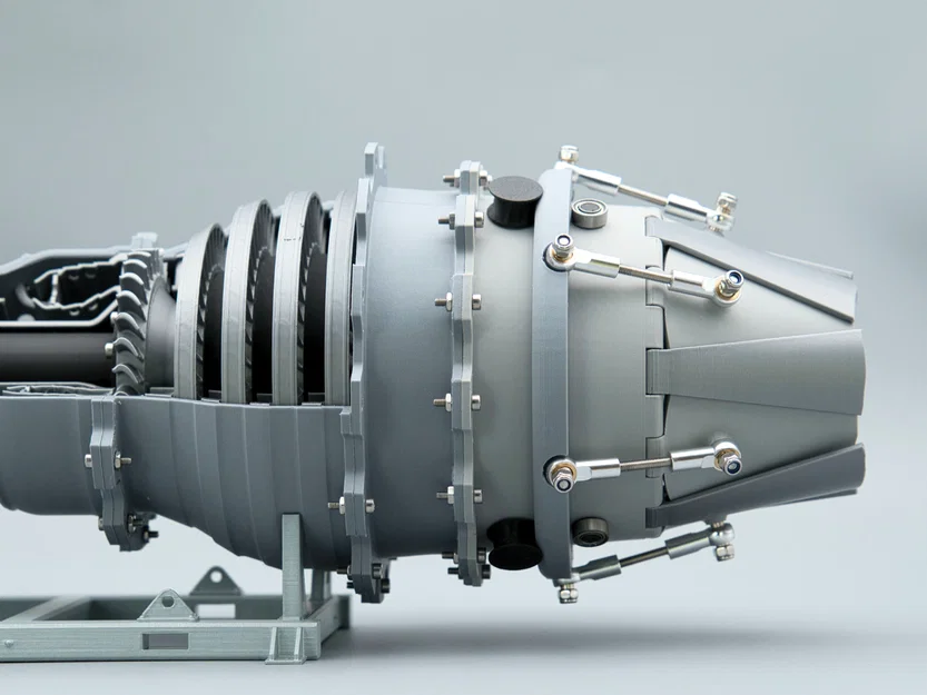 Afterburner & Variable Nozzle (Ống xả biến thiên) cho Turbojet - Image 1