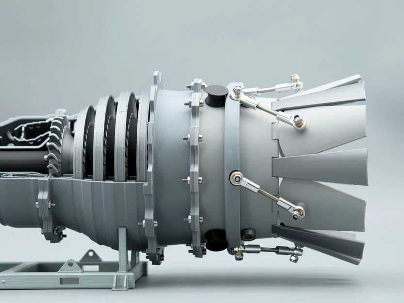 Afterburner & Variable Nozzle (Ống xả biến thiên) cho Turbojet - Image 2