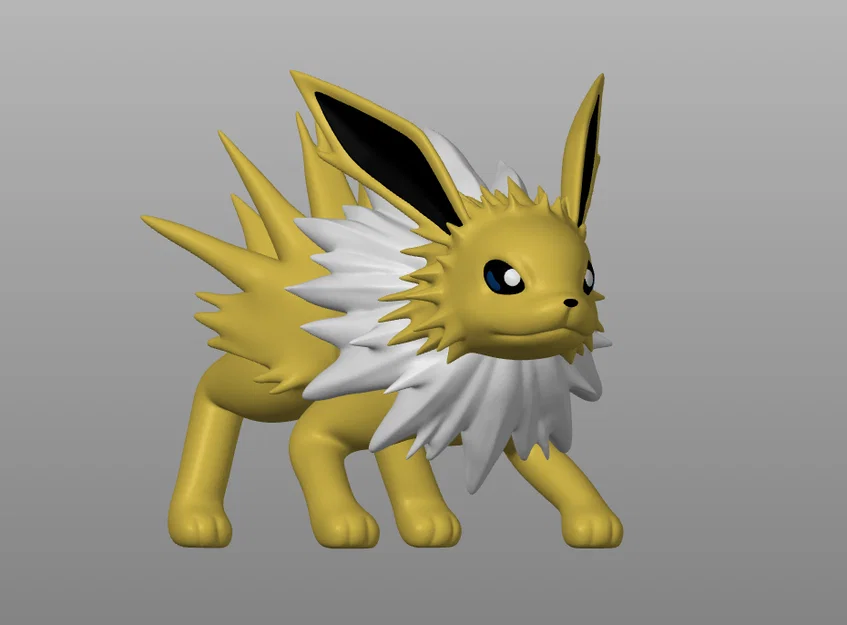 Mô hình 3D Jolteon Pokemon #135 bản in đa màu sắc cực chi tiết - Image 1