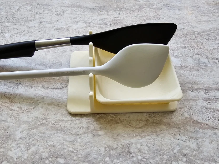 Khay gác muỗng đũa 3D tiện lợi cho nhà bếp sạch sẽ - Image 1