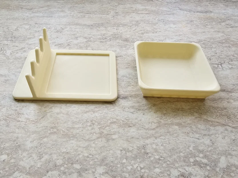 Khay gác muỗng đũa 3D tiện lợi cho nhà bếp sạch sẽ - Image 2