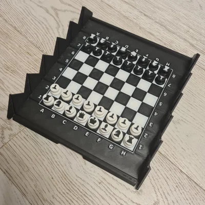 Cờ Vua Cuộn Nam Châm (Print in Place) – Roll-up Chess magnetic
